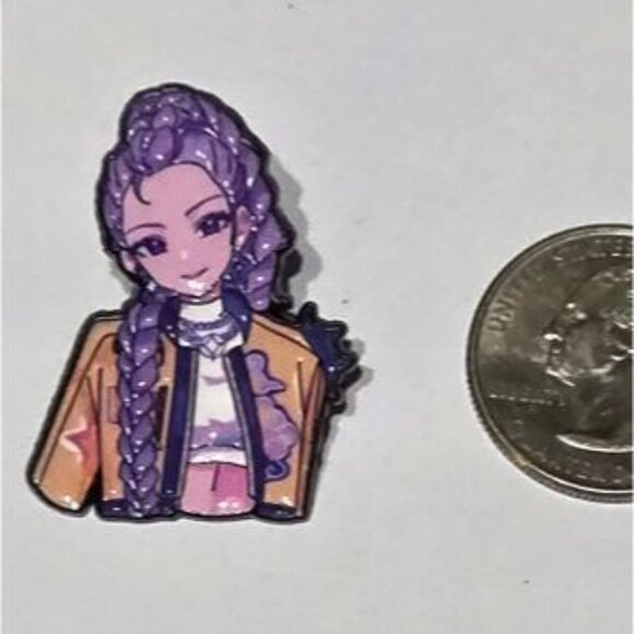 Netflix KPOP Demon Hunters Huntrix Golden Anime Style Collection Enamel Pin - Picture 8 of 10